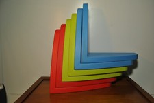 6 Etagères plastique vintage