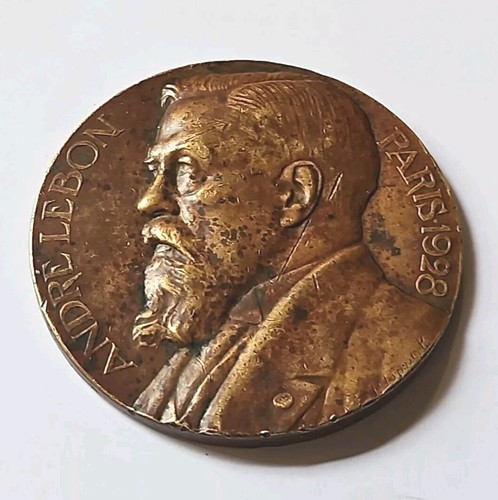 Médaille bronze andré lebon - bronze,