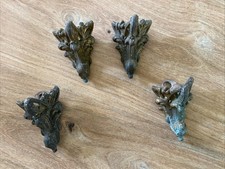 4 Anciens pieds en bronze Pour