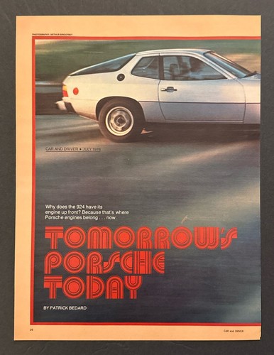 1976 porsche 924 - porsche, road