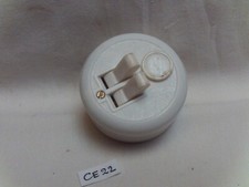 old 3-terminal double wall rocker switch, with fuse, 1950 (CE22)