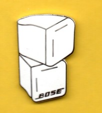 Pin's Lapel Pin Pins MUSIC HIFI Speakers Speaker Loudspeakers BOSE White