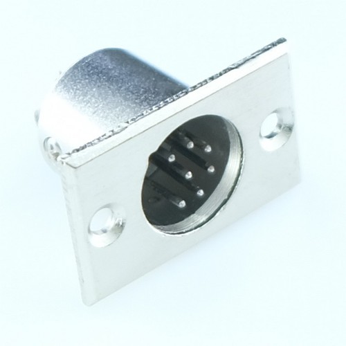 Embase xlr broches mâle - embase, 7