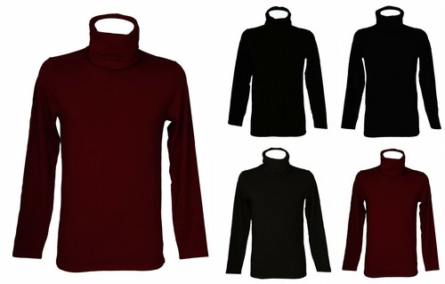 Pull col roulé homme manches