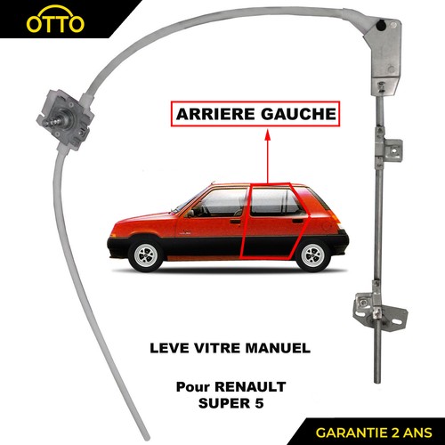 Lève vitre arrière gauche - vitre,