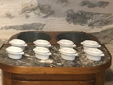 Série de 8 mini cocottes