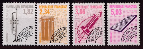 Timbre france préo 228 231 - timbre, 228/231**