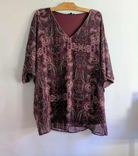 Blouse bordeaux polyester
