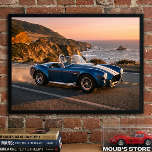 Poster affiche shelby cobra - poster,