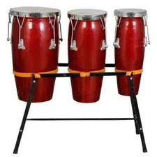 Congas En Bois Avec Support
