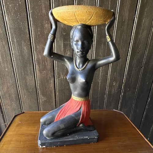 Sculpture femme africaine - femme,
