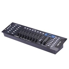 DMX Contrôleur, DMX 512 Console, 192 Canaux Equipment pour DJ Disco Light Party 
