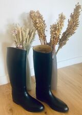 BOTTES CAVALIERES AIGLE 36 5 EQUITATION FASHION STYLE BLACK PLUIE BOOTS