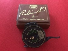 ANCIEN MOULINET MOUCHE SEMI AUTOMATIQUE PEERLESS BAM RITM 80 + ETUI / BON ETAT