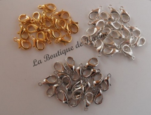 Lot fermoirs mousquetons - 50,
