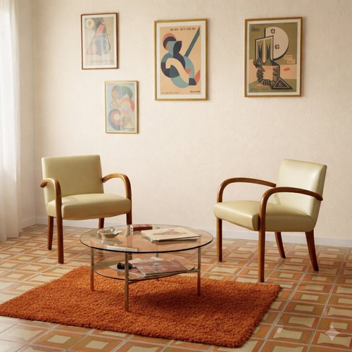 Fauteuils vintage hêtre - fauteuils,