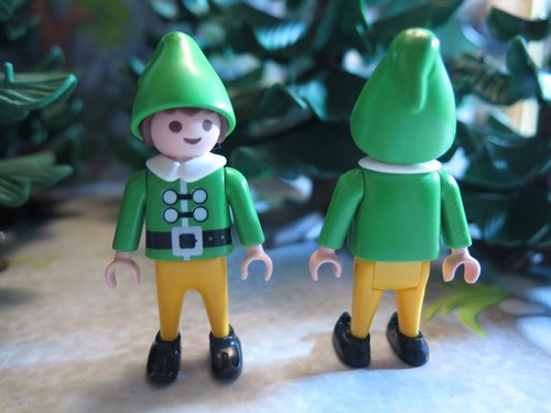 Lutin vert père - lutin, noël
