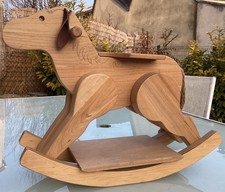 Mouton Cheval À Bascule En Bois Massif Badges Wood Art 