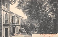 Old postcard SPAIN BALNEARIO DE VALLFOGONA CHALET DEL JARDIN