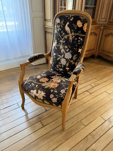 Fauteuil voltaire ancien haut - ancien,