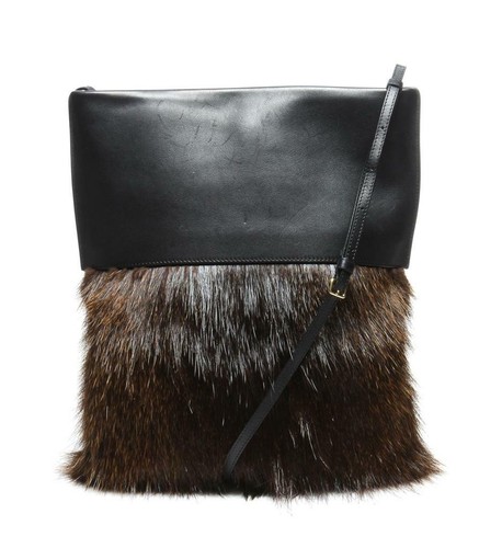 Marni black leather nutria - marni,