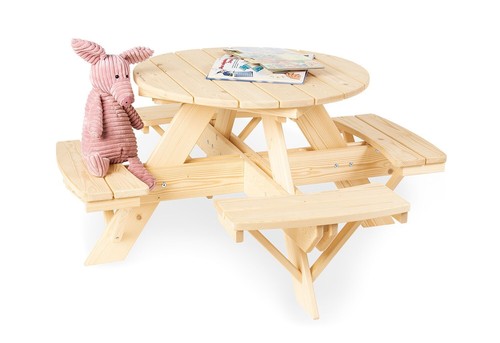 Ensemble table ronde - table,