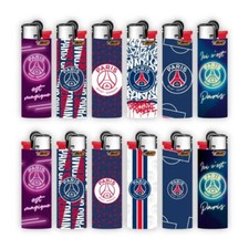 BIC COLLECTION 6 LIGHTERS PARIS SAINT GERMAIN FOOT 2025 LIMITED EDITION