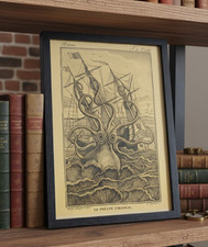 Affiche Vintage LE POULPE