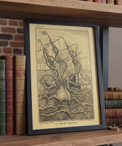 Affiche vintage poulpe - vintage,