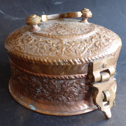 Boite ronde indienne moghole