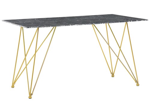 Beliani table salle à - -,