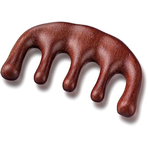 Sandalwood massage comb wide - sandalwood,
