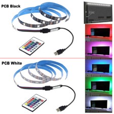 LED Bande Lumière 5050 RGB LED Strip Light Ruban Bar TV Rétro Éclairage Kit USB