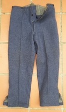 Pantalon bleu drap de laine
