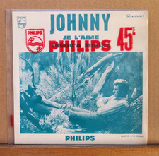 D -Johnny Hallyday  Je L'aime  RARE 45T Jukebox Complet Encart ORIGINAL 1966