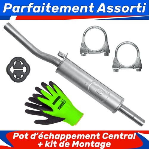 Pot échappement central - d’échappement,