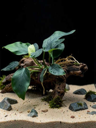 Anubias nana sur racine - nana, –