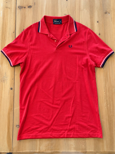 Polo fred perry rouge - polo,