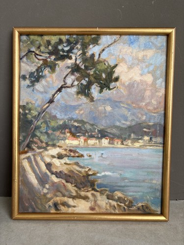 Tableau peinture huile paysage