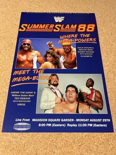 Summer slam 1988 promo - 1988, poster