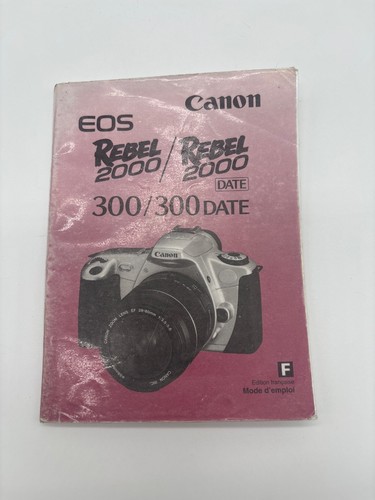 Notice canon eos - notice, rebel