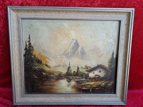 Ancien tableau peinture - ancien,