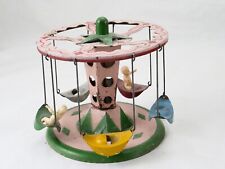 JML Magnin Lyon France Manège Fête Foraine en tôle peinte tintoy diamètre 15 cm