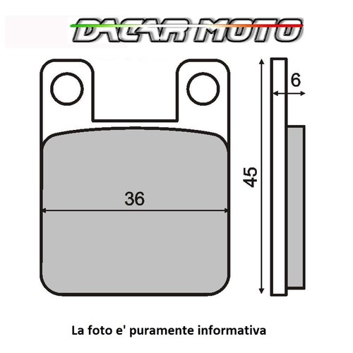 Paire plaquette frein - plaquette,