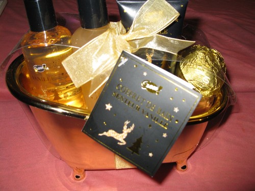 Coffret bain saveur - de, vanille