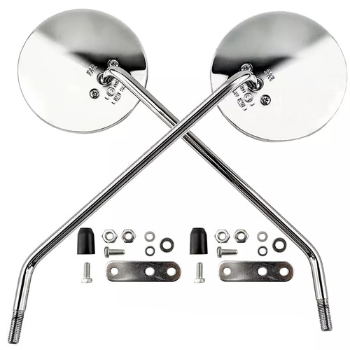 Paire rétroviseurs chrome - paire,