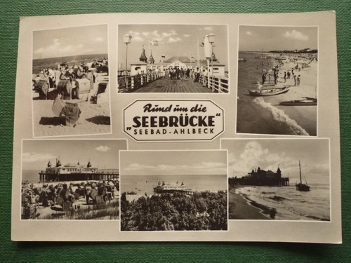 Seebad ahlbeck rond la - ak,