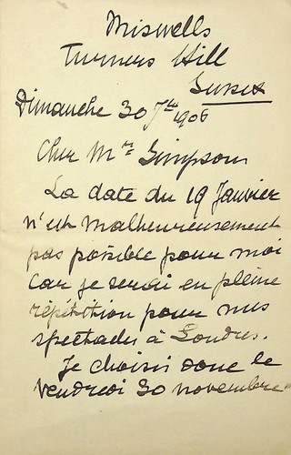 S victor maurel - ✒, l.a.s