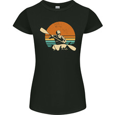 Kayak Kayaking Canoe Canoeing Water Sports Womens Petite Cut T-Shirt