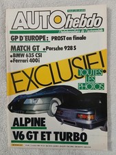 AUTO HEBDO N°441 11/10/1984